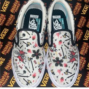limited time stranger things X vans shoes